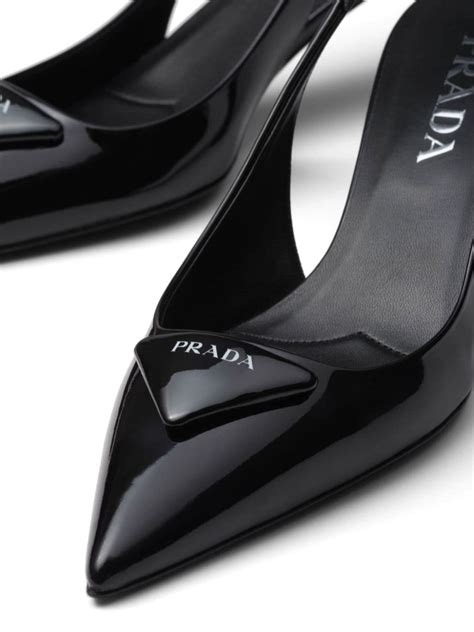 Prada Patent Slingback 55mm Pump 